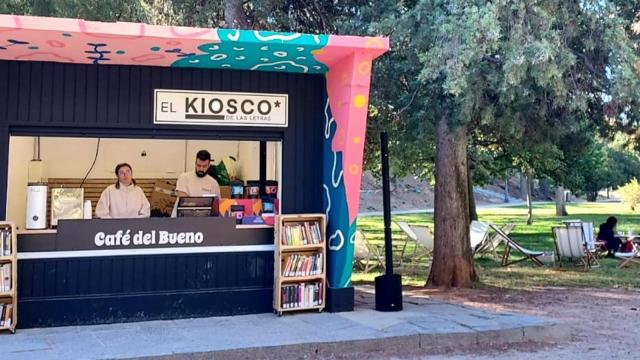 El Kiosco de las Letras, ubicado en el parque José Antonio Labordeta de Zaragoza.