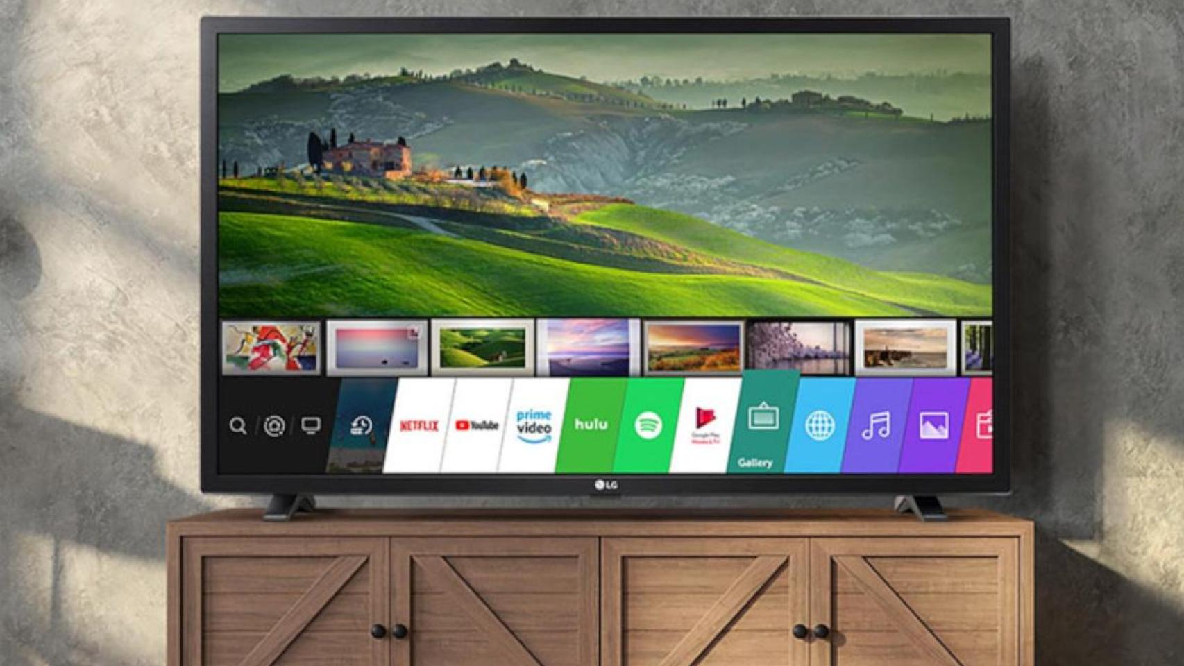 Esta smart TV LG de 32 pulgadas es HD, usa las mejores apps de streaming y cuesta menos de 200€ en PcComponentes