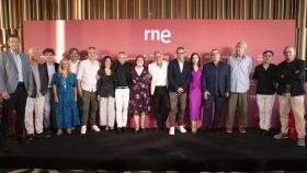 Foto de familia en la presentación de la nueva temporada de RNE.