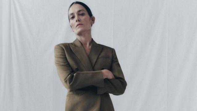 La modelo gallega Laura Ponte en la colección otoño-invierno de Zara.