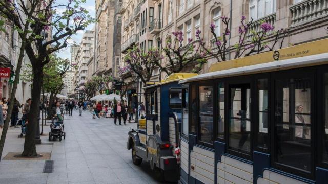 Calle del Paseo, en Ourense.