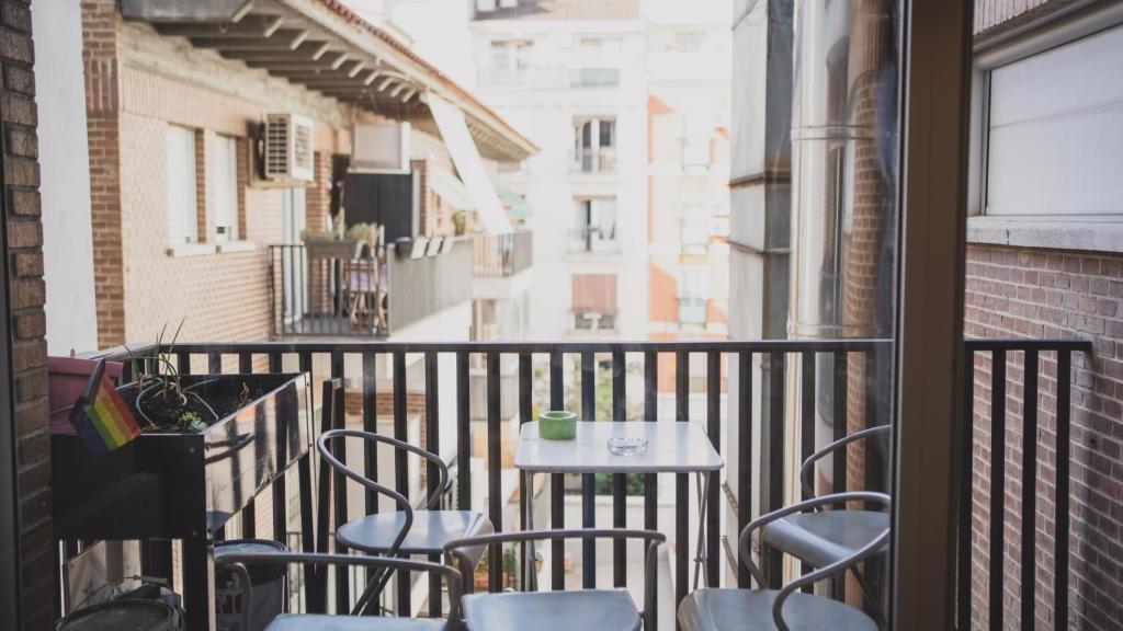 La casa cerca de Lavapiés tiene una terraza que los inquilinos agradecen