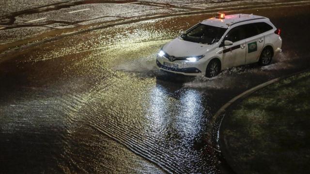 Una fuerte tormenta en Castilla y León