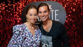 Isabel Preysler junto a su hijo Julio José Iglesias, en el festival Starlite Occident, hace unos días.