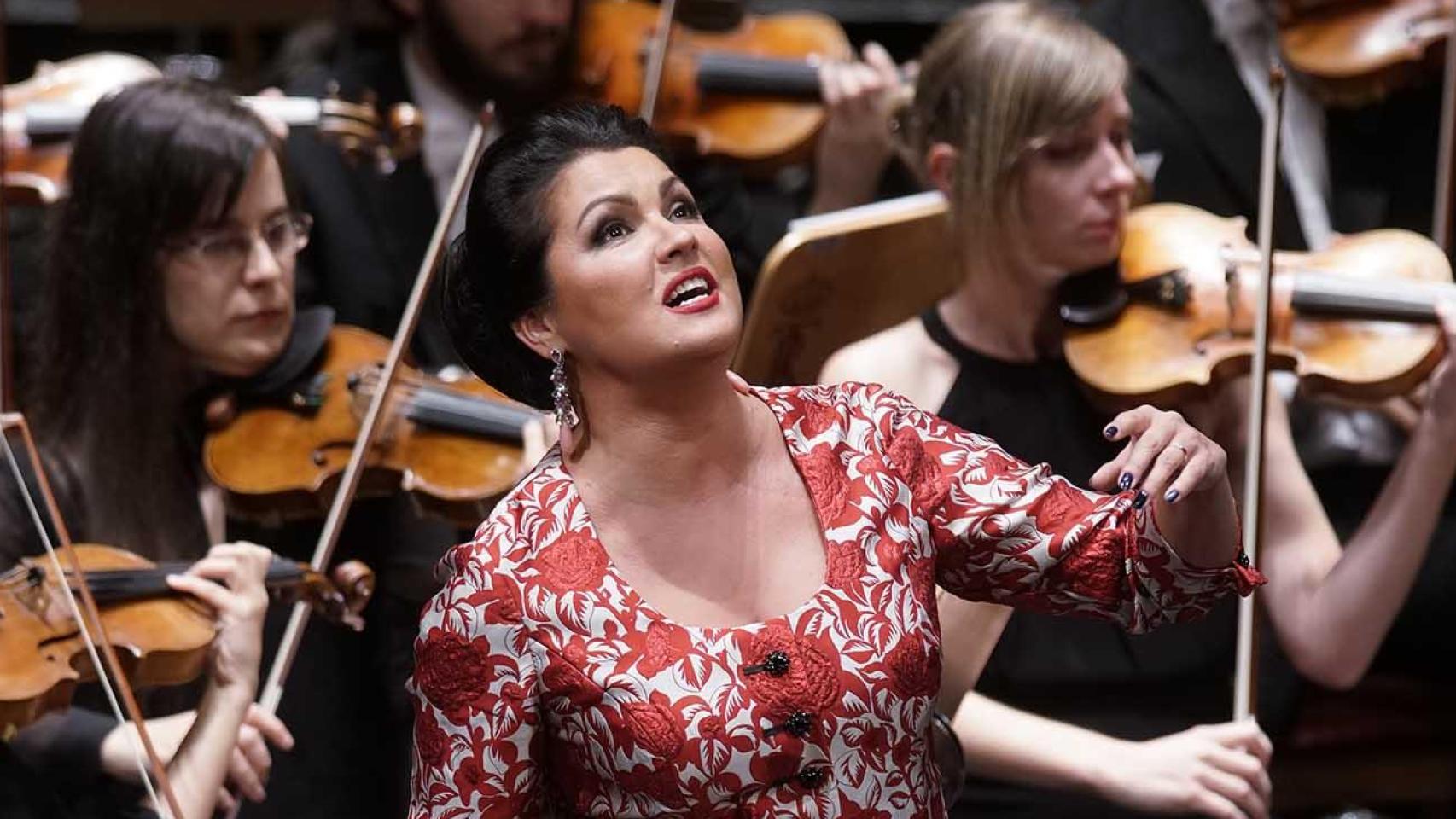 Ana Netrebko en el Teatro Real. Foto: Javier del Real