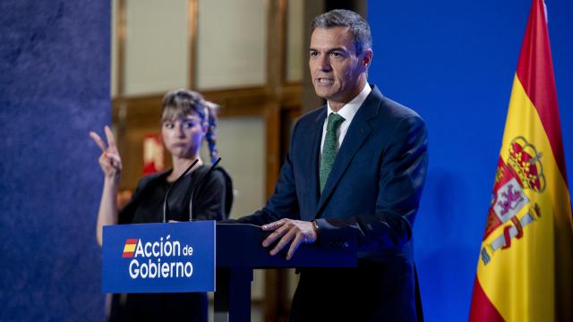 Pedro Sánchez este jueves.