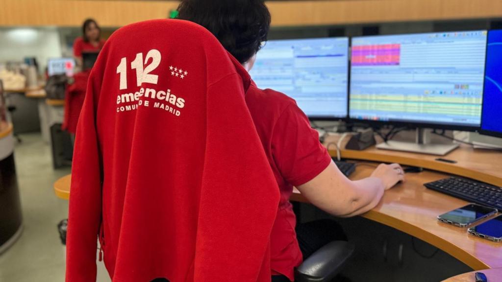 Trabajadores del servicio de emergencias de Madrid.