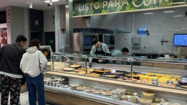 Sección de platos preparados de Mercadona.