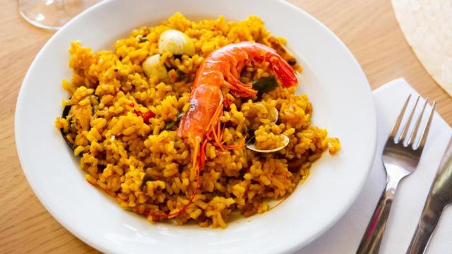 Arroz con marisco.