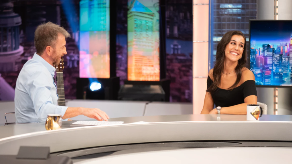 Pablo Motos y Carolina Marín en 'El Hormiguero'