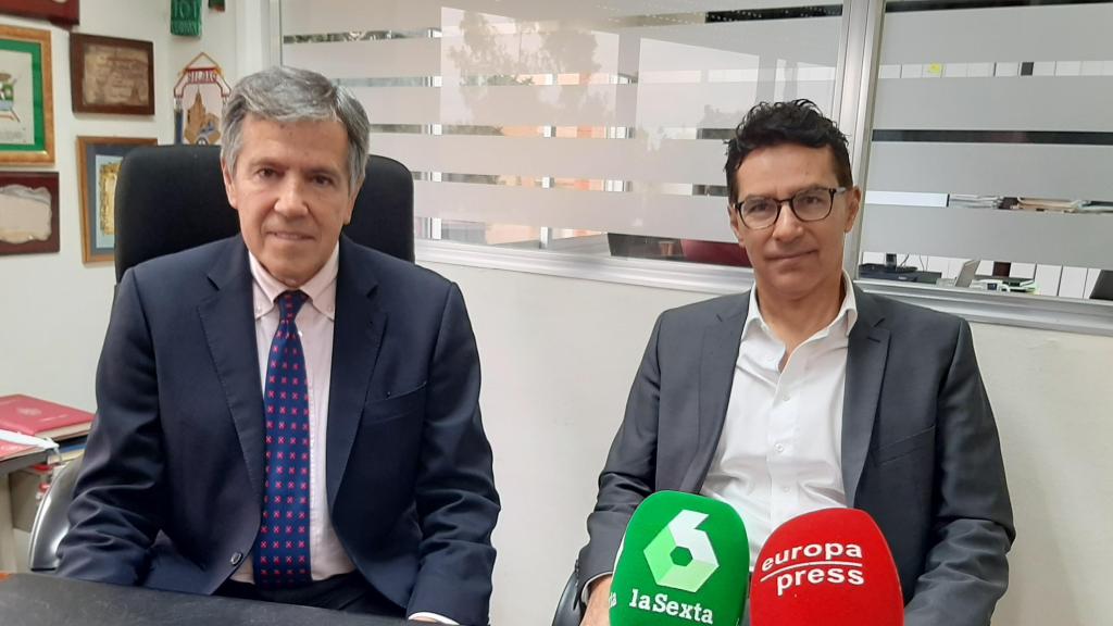 Fernando Osuna junto a su cliente, Carlos Koplowitz, en una imagen facilitada a EL ESPAÑOL.