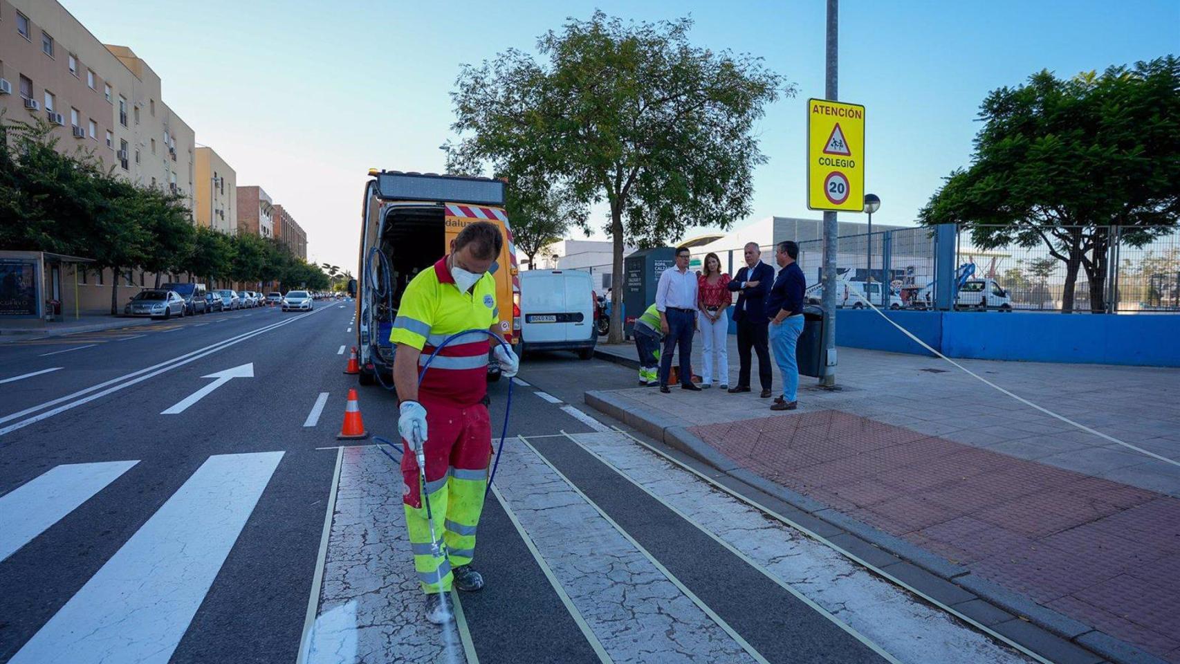 Actuaciones del Ayuntamiento de Sevilla en colegios y alrededores