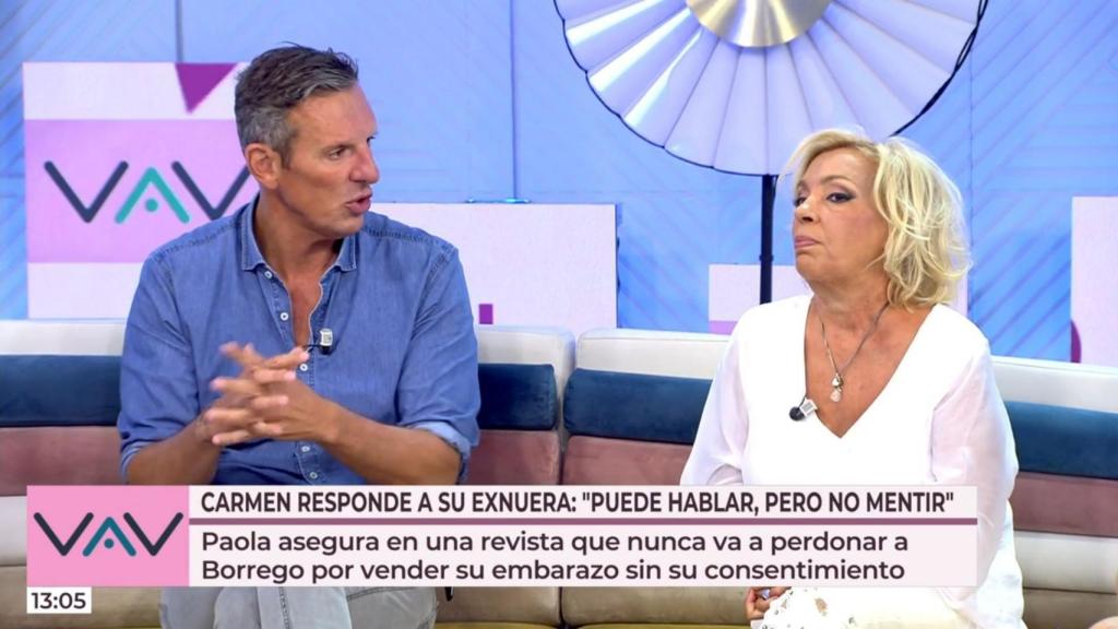 Carmen Borrego y Joaquín Prat en 'Vamos a ver'