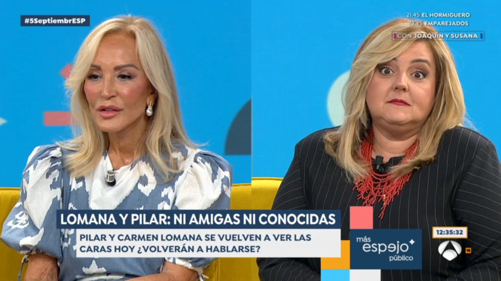 Carmen Lomana y Pilar Vidal, colaboradoras de 'Espejo Público'