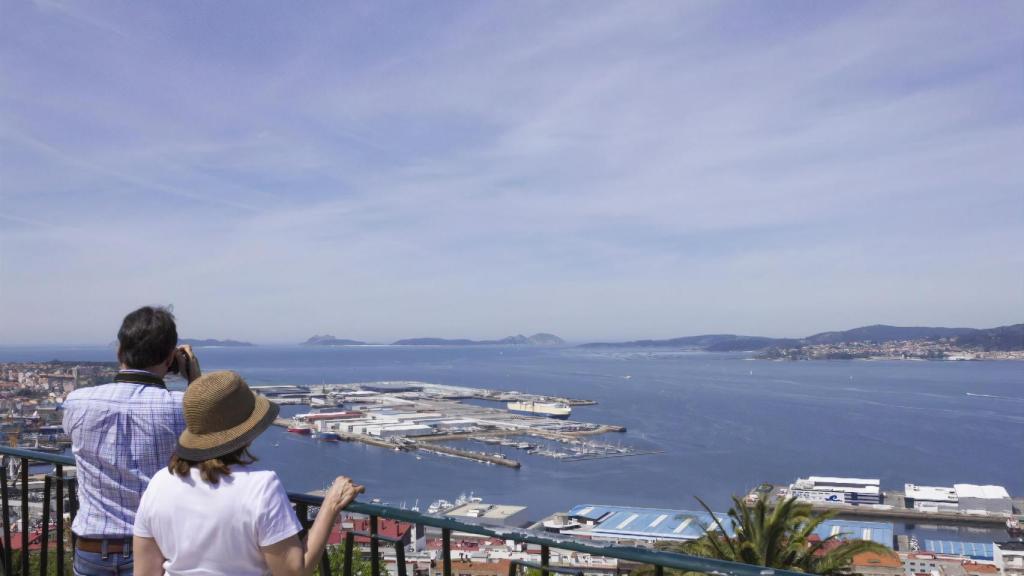 Vistas desde el mirador de O Castro. Foto: Turismo.gal.