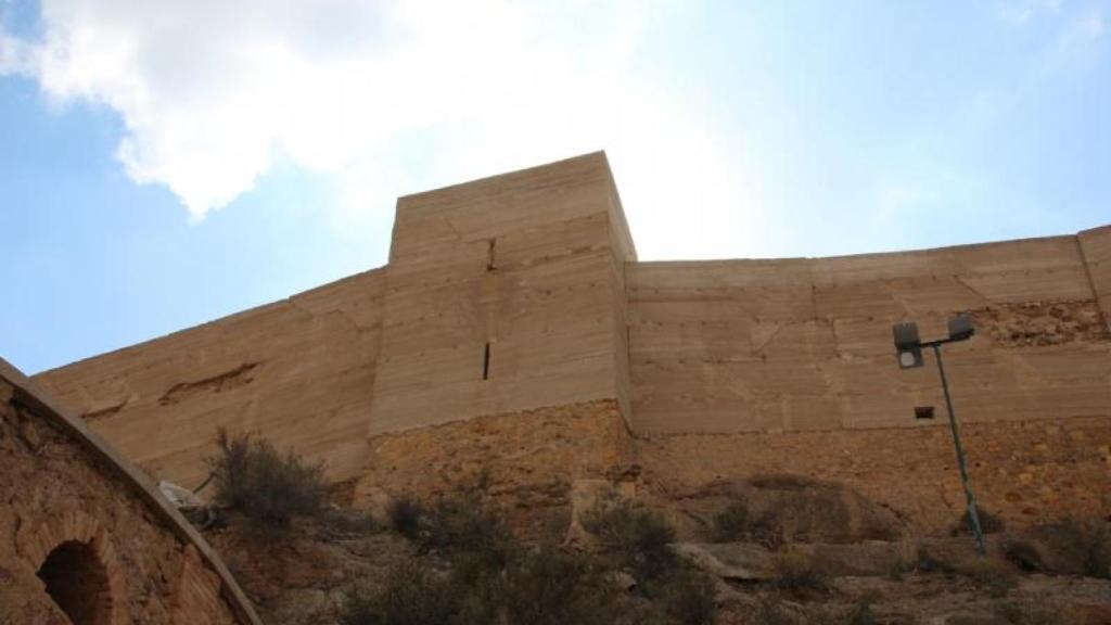 Una imagen del Castillo de Alhama, que se encuentra en un proceso de restauración.