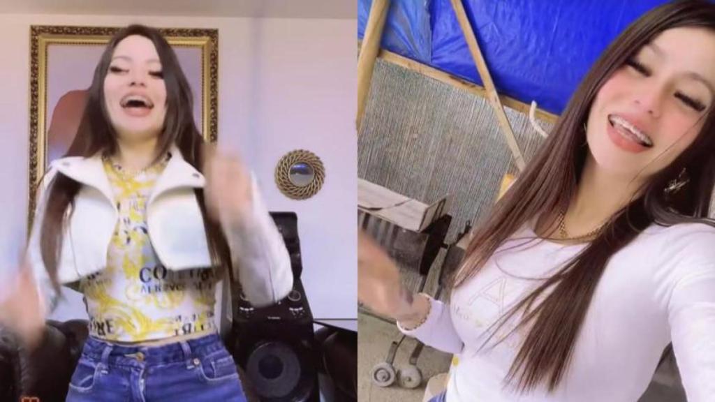 Publicaciones en el perfil de TikTok de la 'Narco Reina' chilena, Sabrina Durán.