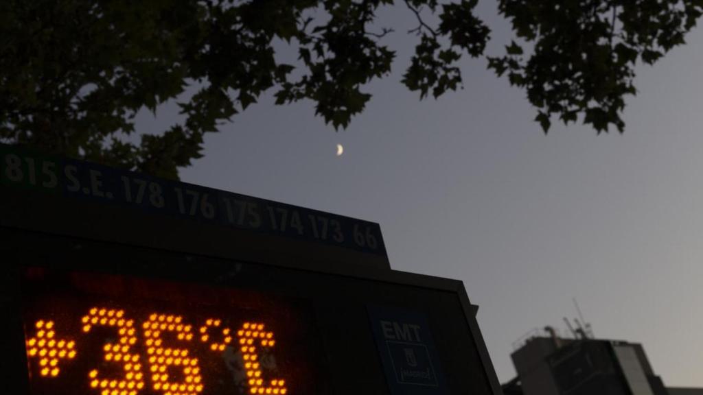 Las temperaturas en Madrid una noche de verano