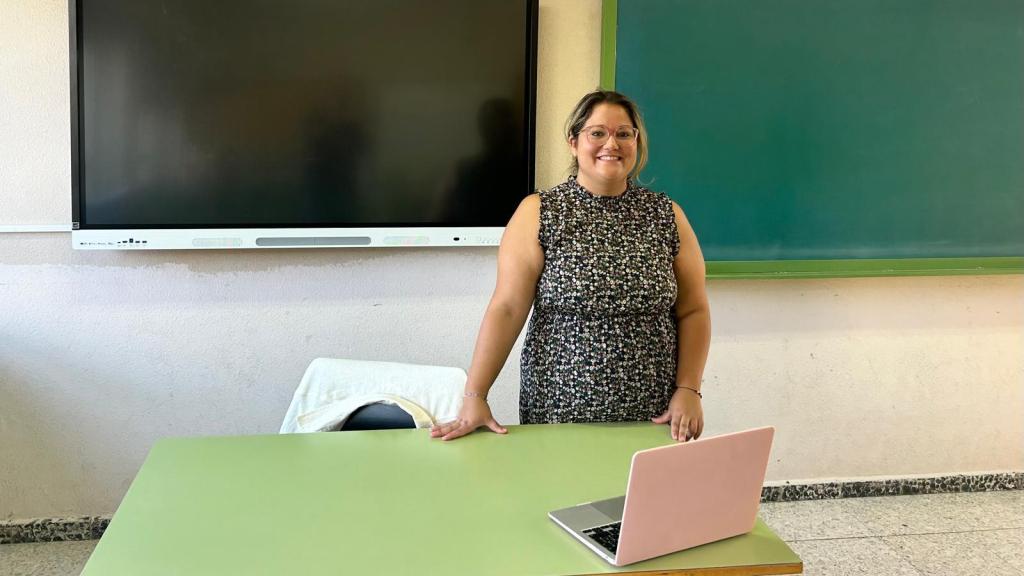 María Bote, la profesora que este año ha logrado una plaza fija