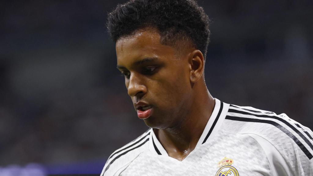 Rodrygo, en un partido del Real Madrid