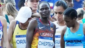 Rebecca Cheptegei, en los Juegos Olímpicos de París 2024