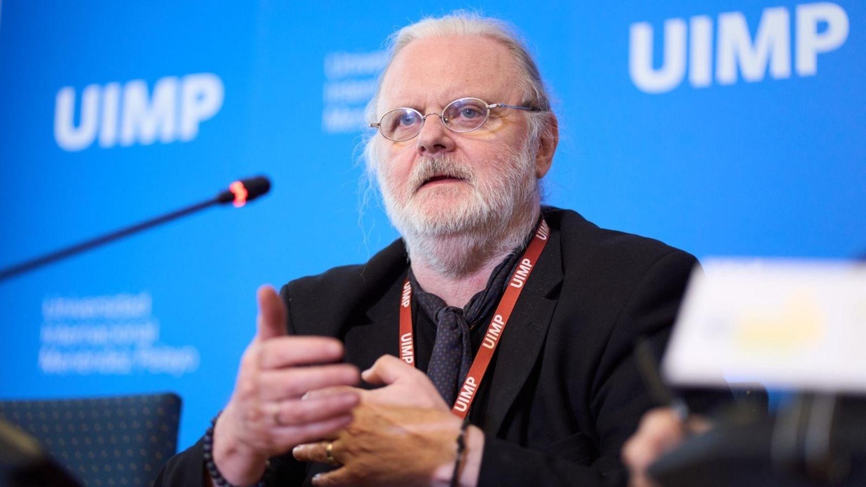 Jon Fosse, Premio Nobel de Literatura 2023, en la Universidad Menéndez Pelayo de Santander. Foto: Juanma Serrano / Europa Press