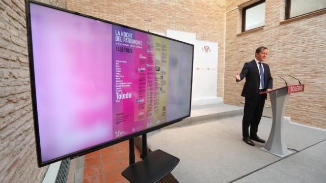 Carlos Velázquez durante la presentación.