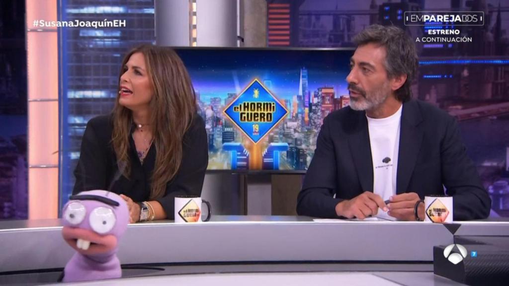 Nuria Roca y Juan del Val en 'El Hormiguero'.