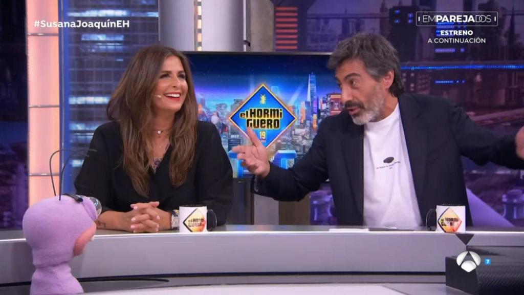 Nuria Roca y Juan del Val en 'El Hormiguero'.