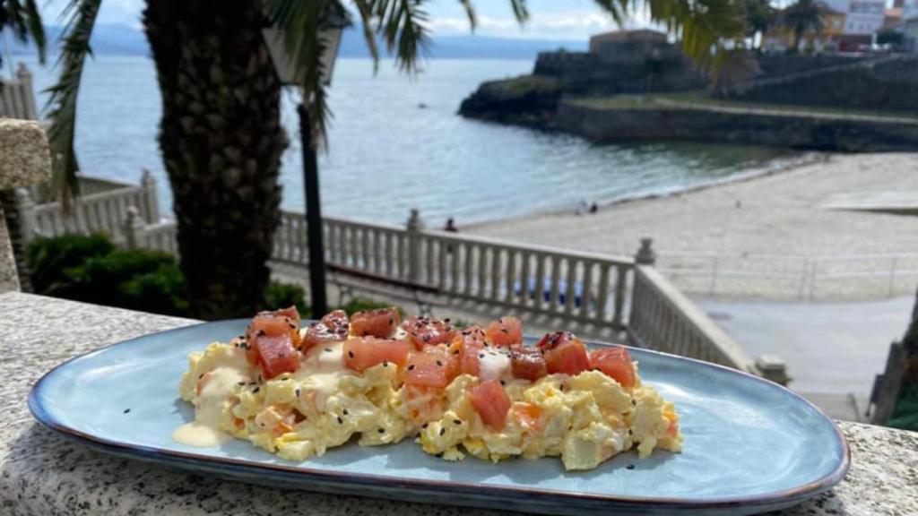 Un plato de comida de La Bayonnaise 1803.