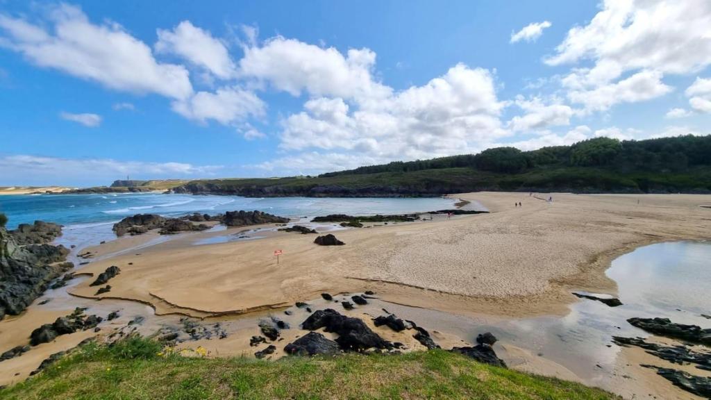 Playa do Río en Meirás