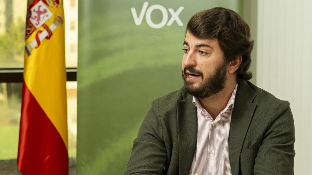 El portavoz de Vox en las Cortes, Juan García-Gallardo