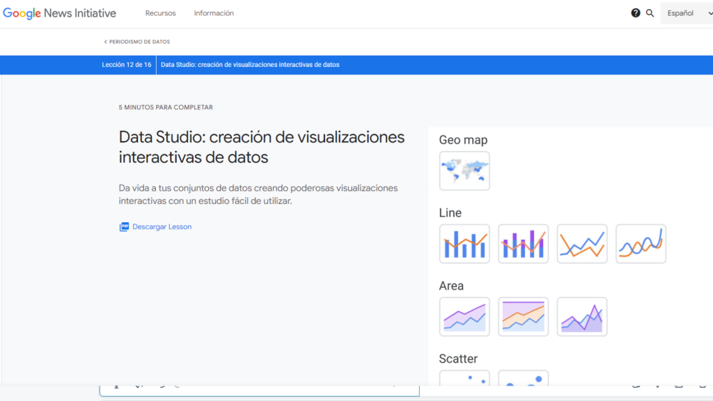 Google Data Studio, una herramienta fundamental para el periodismo de datos.