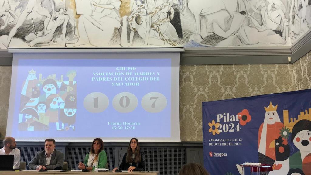 Sorteo de los grupos de la Ofrenda del Pilar 2024