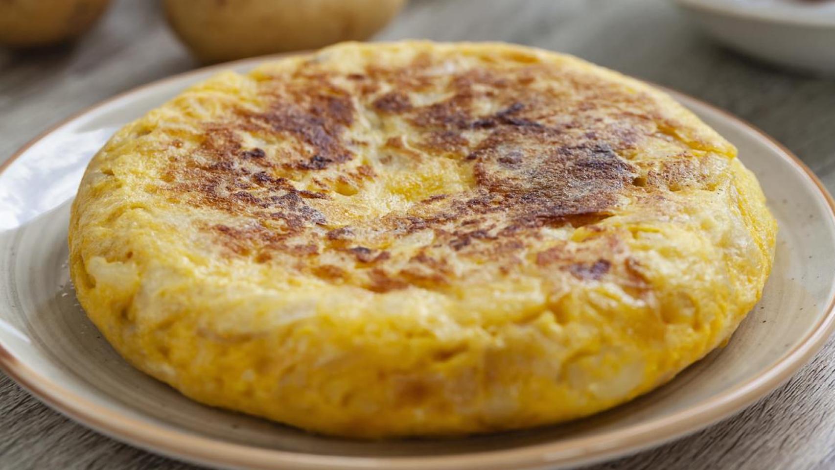 Una tortilla española.