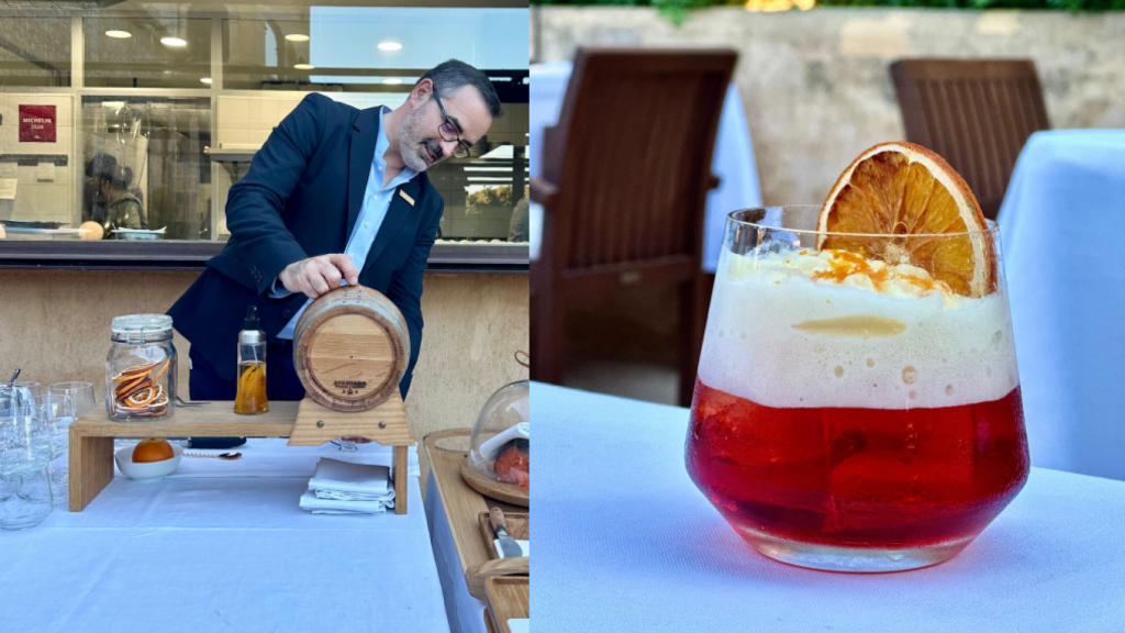 El original Negroni que sirven en Son Brull.