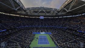 La pista Arthur Ashe, durante un partido.