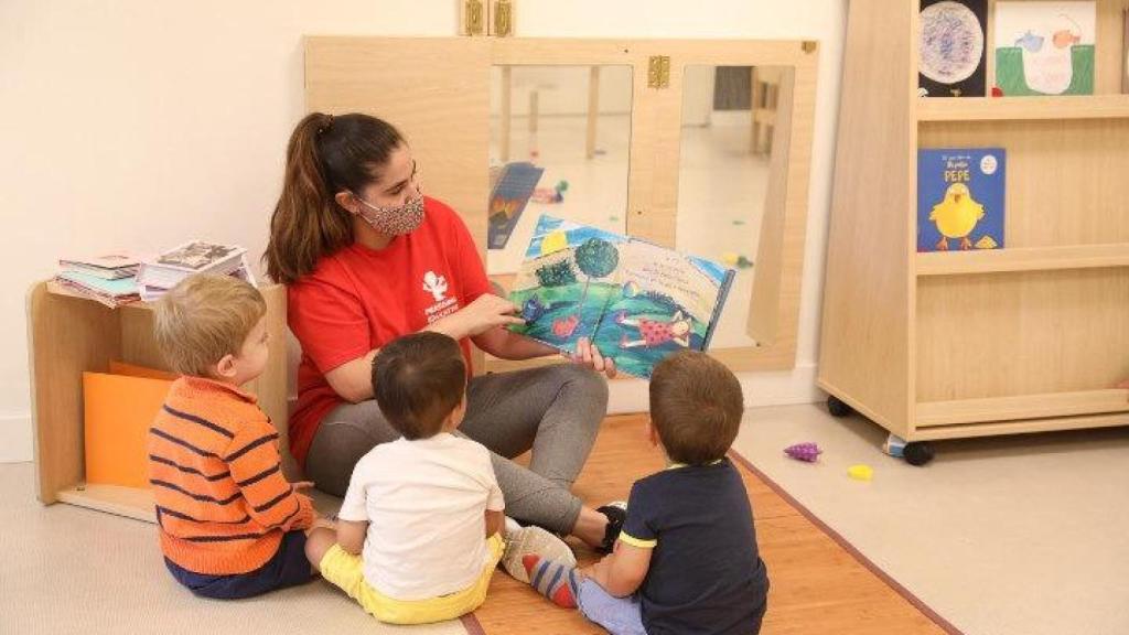 Niños en una escuela infantil.