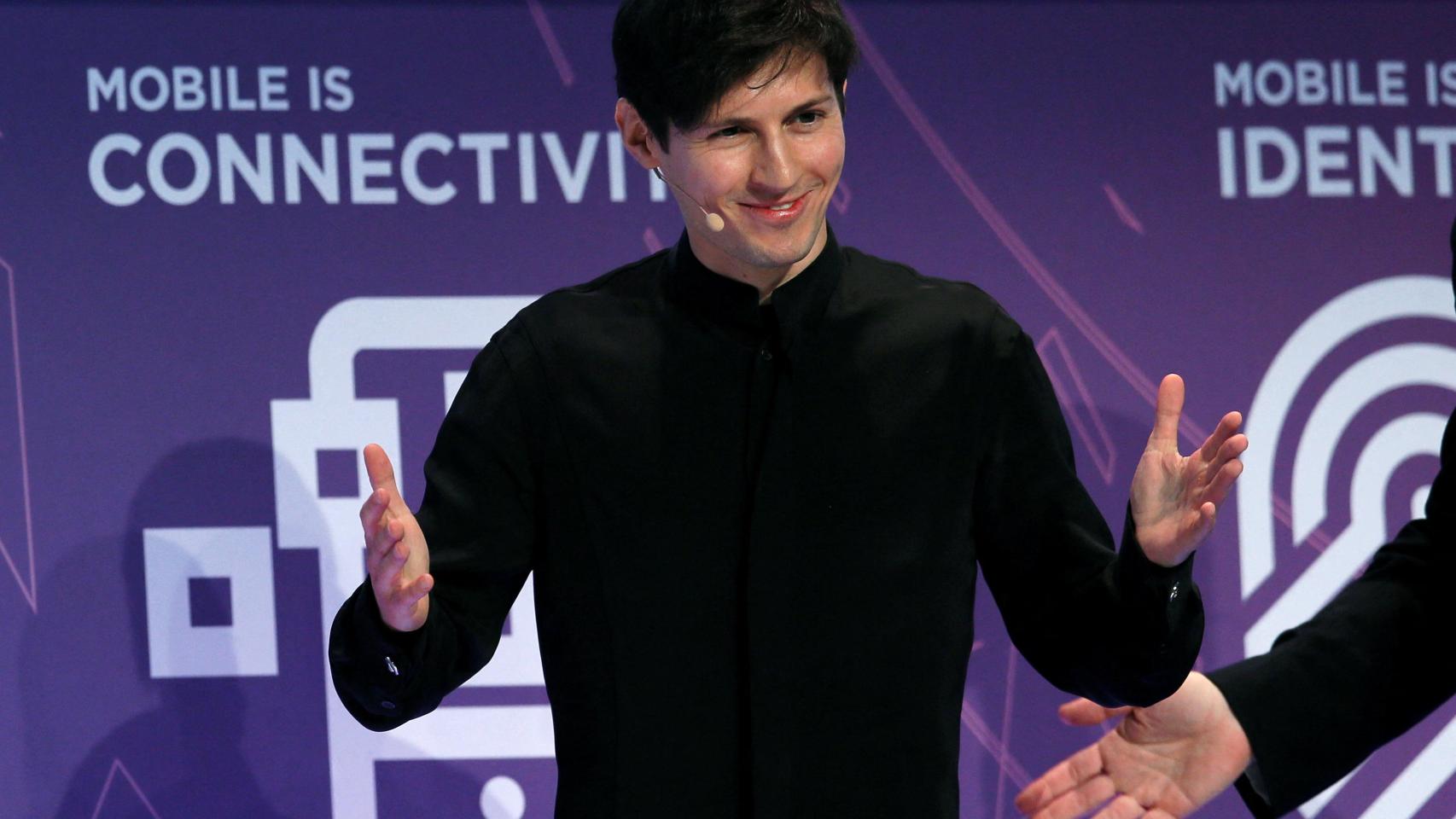 Pavel Durov en el Mobile World Congress en Bracelona 2023