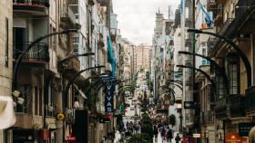 Calle del Príncipe, en Vigo.