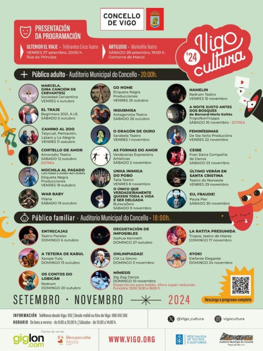 Cartel de VigoCultura 2024.