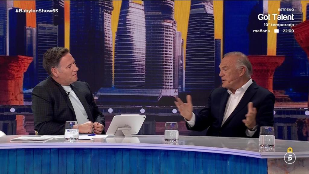 Carlos Latre y Pedro Piqueras en 'Babylon Show'.