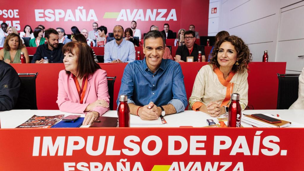 Pedro Sánchez, durante el comité federal del PSOE.