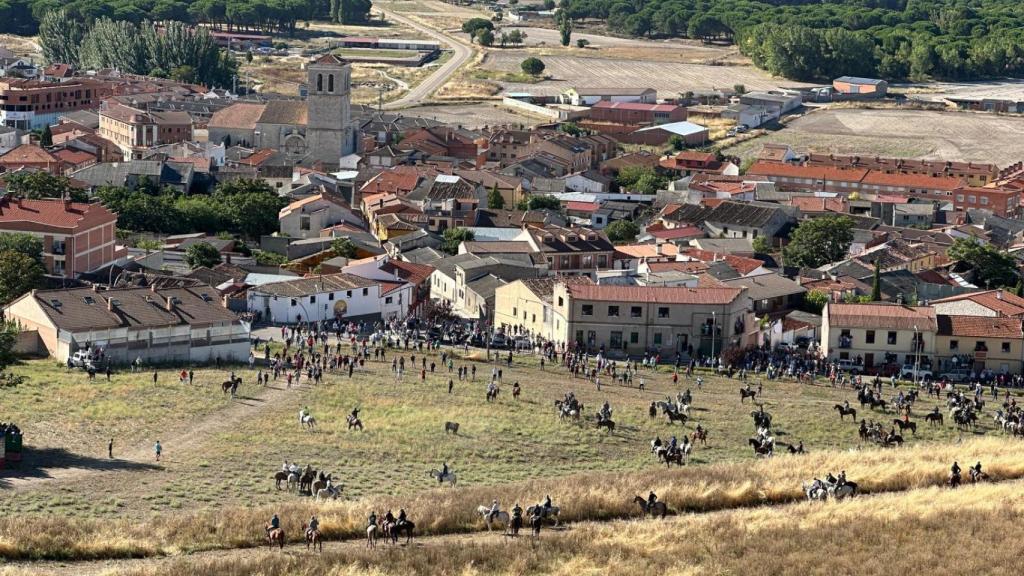 El encierro de este sábado en las fiestas de Portillo