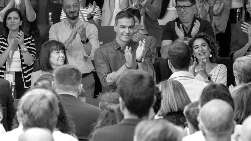 Pedro Sánchez durante el comité federal de este sábado.