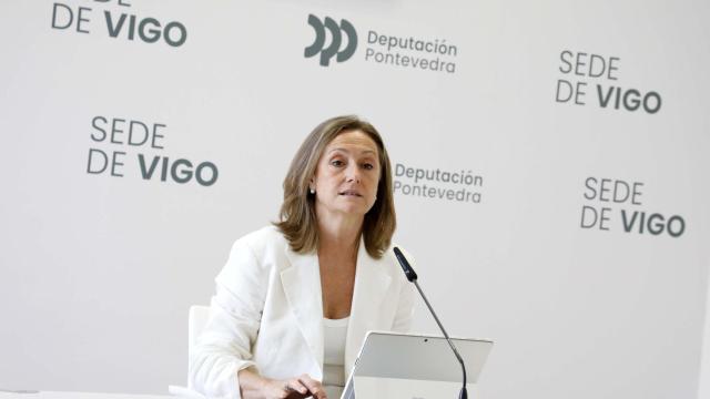 La vicepresidenta segunda de la Diputación de Pontevedra, Luisa Sánchez