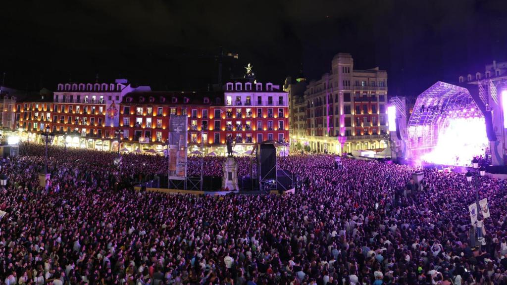 La Plaza Mayor abarrotada