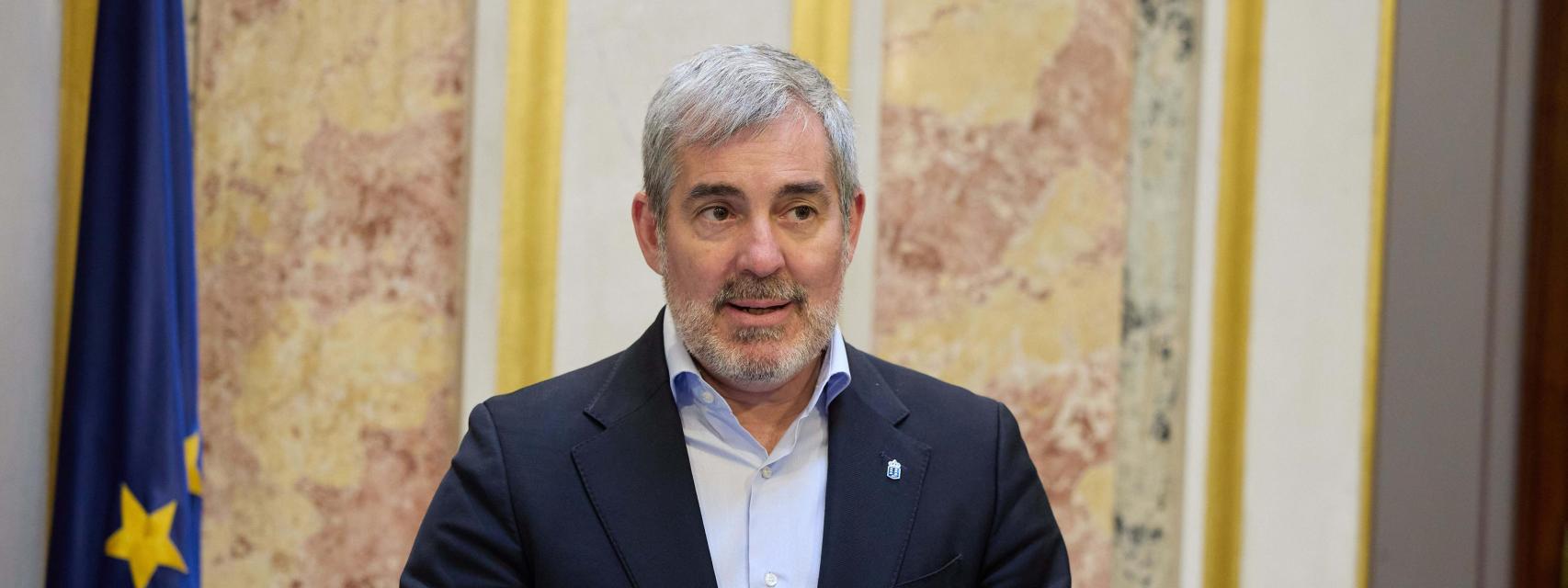 El presidente del Gobierno de Canarias, Fernando Clavijo