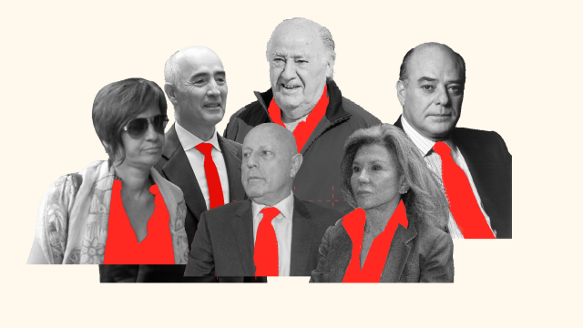 Amancio Ortega, Sandra Ortega, Juan Abelló, Rafael del Pino Calvo-Sotelo, Alicia Koplowitz y Tomás Olivo, algunas de las personas más ricas de España según la Lista Forbes.