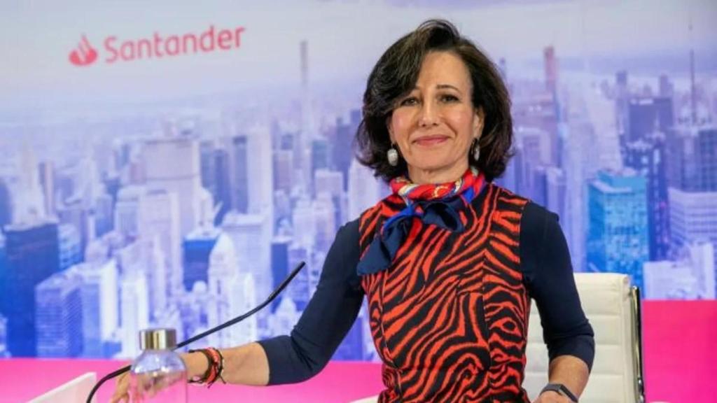 La presidenta del Banco Santander, Ana Botín.